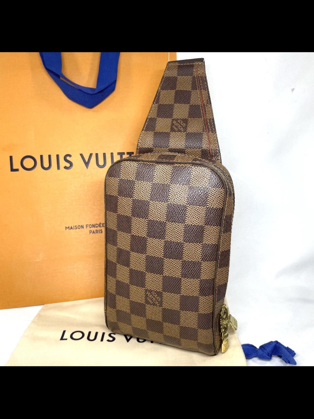 Louis Vuitton Brown Damier Pattern Belt Bag